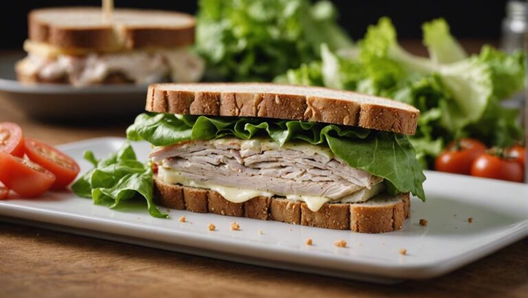 Sous Vide Turkey and Swiss Sandwich on Gluten-Free Bread