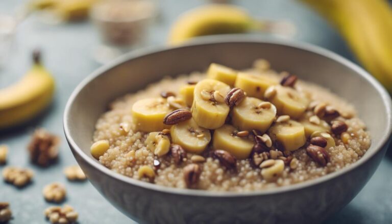 Sous Vide Banana Nut Quinoa Bowl