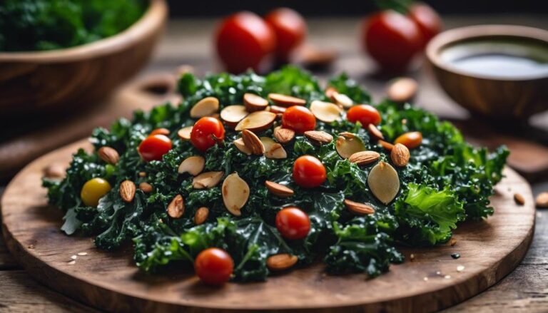 Sous Vide Kale and Almond Salad