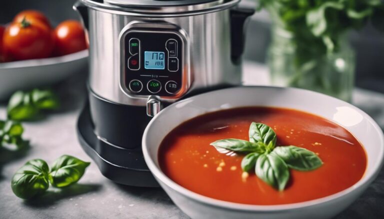 Sous Vide Tomato Basil Soup