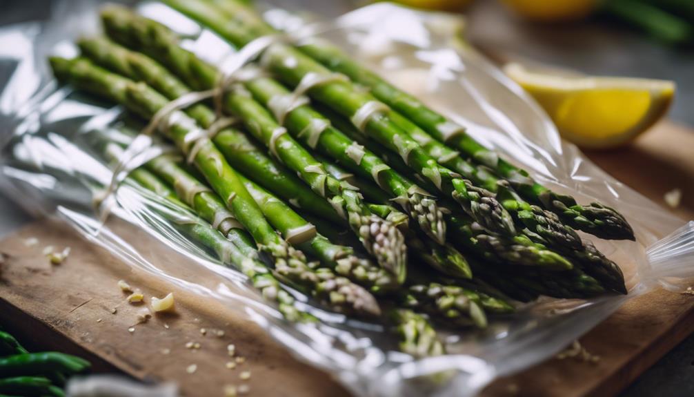 delicious and tender asparagus