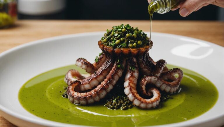 Sous Vide Grilled Octopus With Olive Tapenade