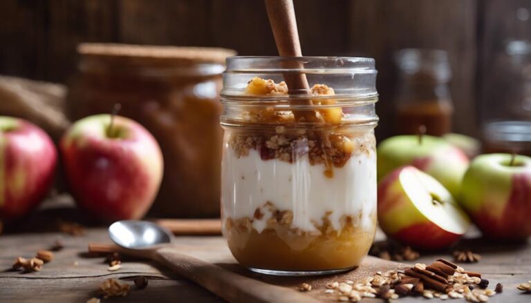 Spiced Sous Vide Apple Compote With Cinnamon Oats