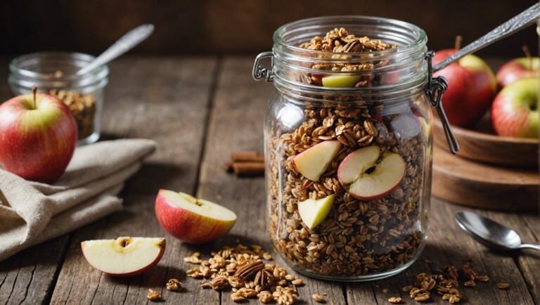 Sous Vide Apple Crisp With Low-Fat Granola