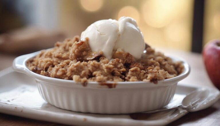 Sous Vide Apple Crisp With Oatmeal Streusel