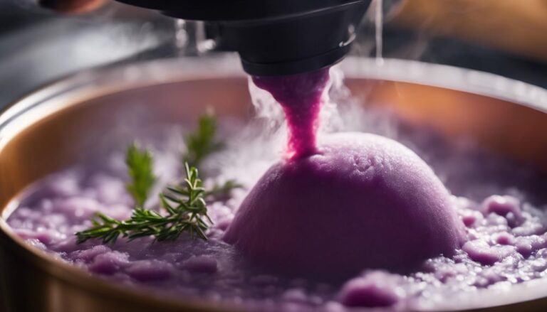 Sous Vide Crowberry Sorbet