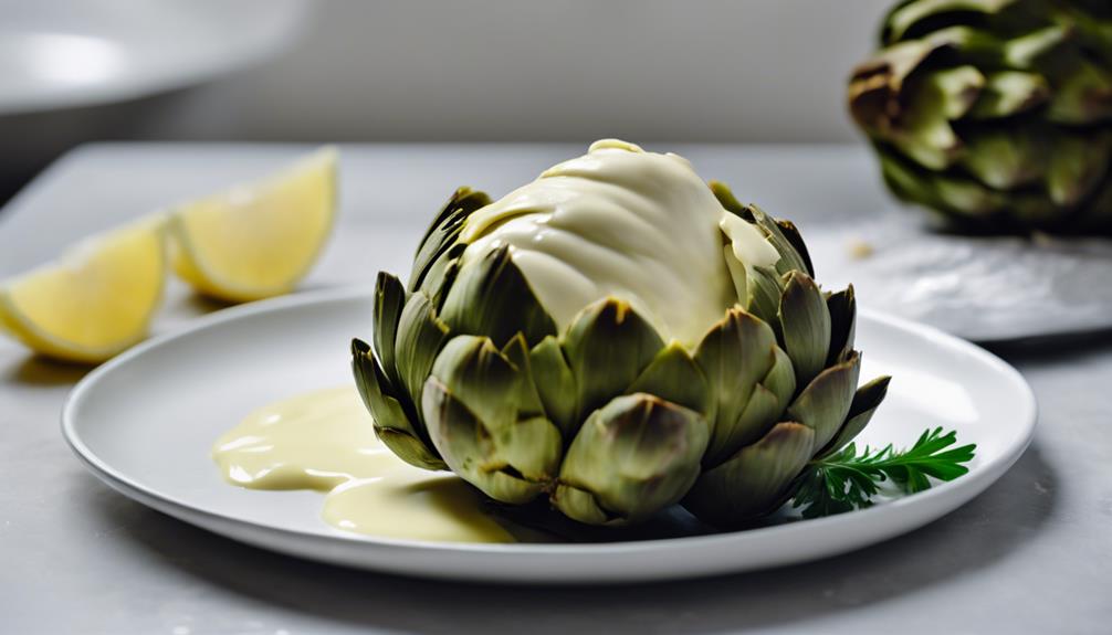 delicious artichokes with aioli