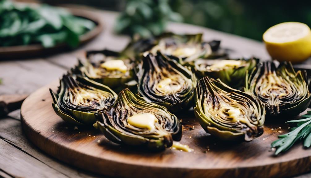 delicious artichokes with aioli