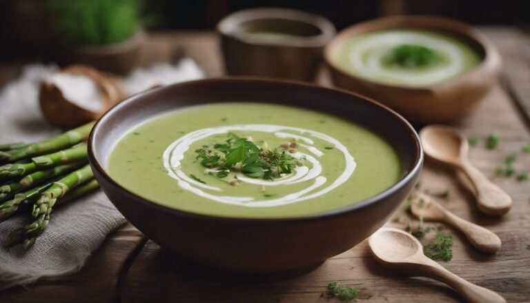 Soothing Sous Vide Asparagus Soup With Coconut Milk