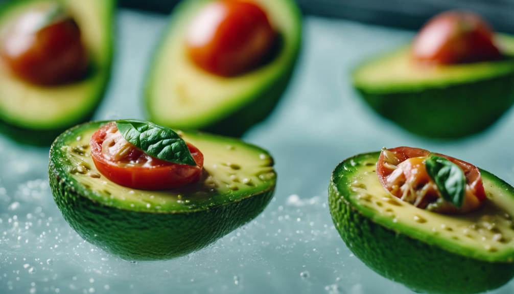 delicious avocado boat toppings