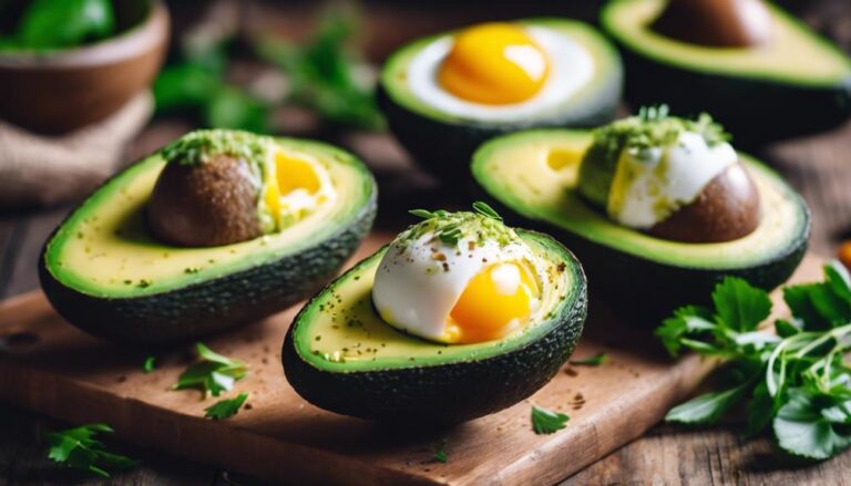 Sous Vide Avocado Egg Boats With Whole Grains