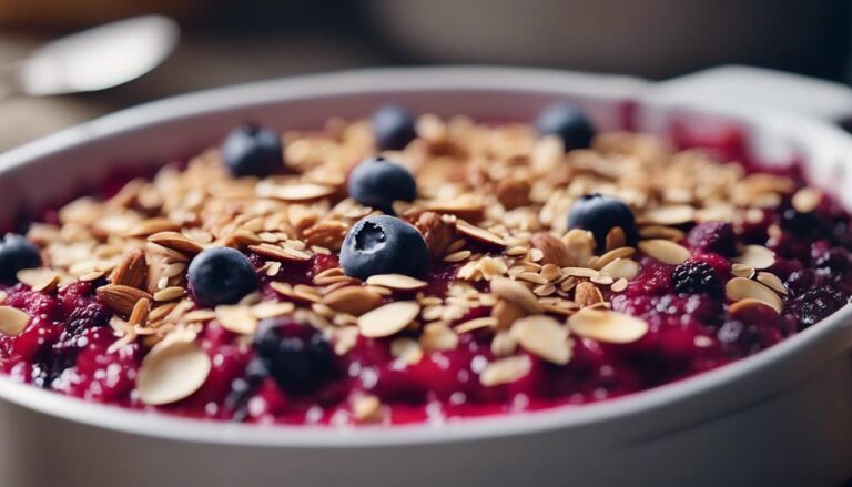 Sous Vide Berry Cobbler With Oats and Almonds