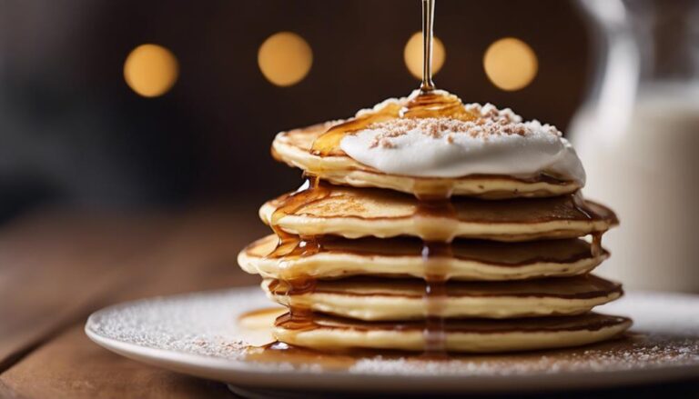 Sous Vide Cinnamon Cream Cheese Pancakes