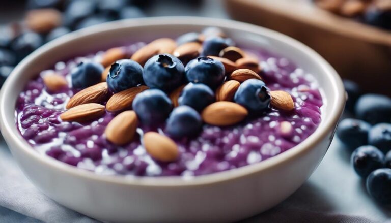 Sous Vide Blueberry Almond Porridge