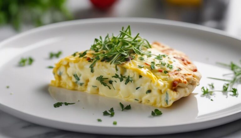 Pollotarian Morning Delight: Sous Vide Egg White Omelette With Chicken