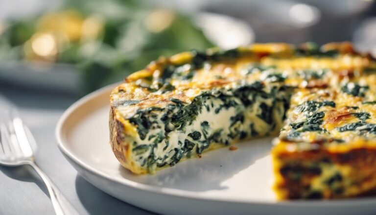 Local Spinach and Goat Cheese Sous Vide Frittata