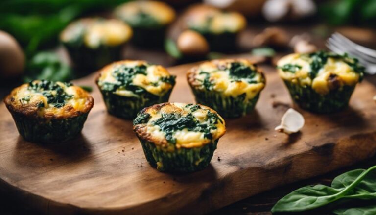 Sous Vide Spinach and Mushroom Egg Muffins