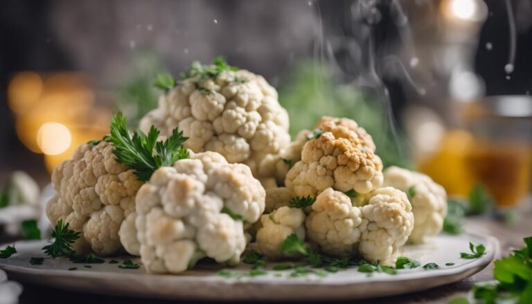 Sous Vide Roasted Cauliflower With Tahini