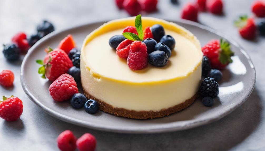 delicious cheesecake ingredients combined