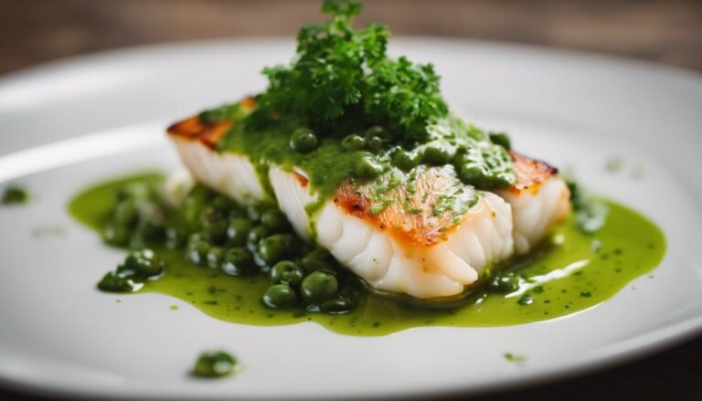 Sous Vide Cod With Parsley-Caper Vinaigrette