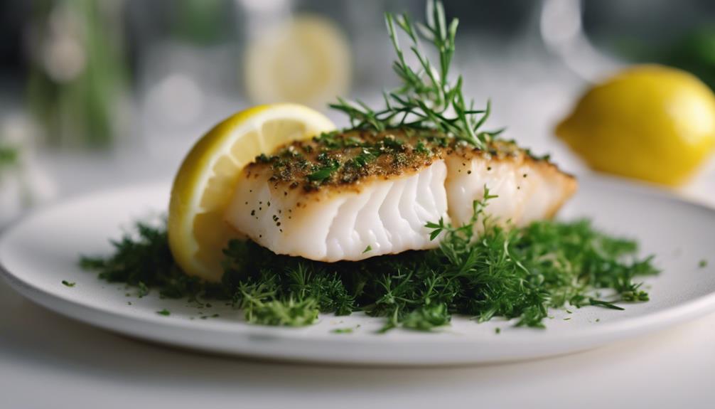 delicious cod with herbs