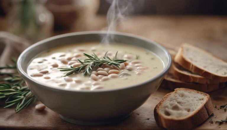 Creamy Sous Vide White Bean Soup With Rosemary