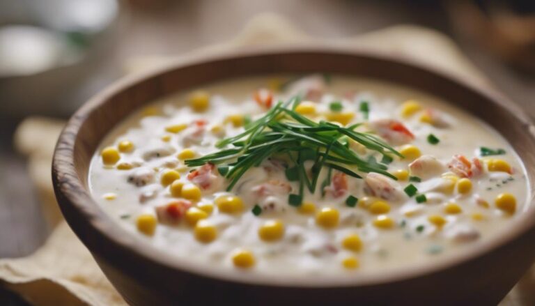 Creamy Sous Vide Corn and Crab Chowder