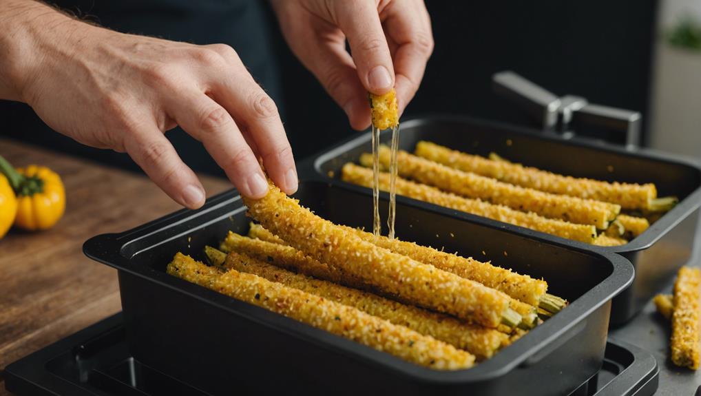 delicious crispy zucchini sticks