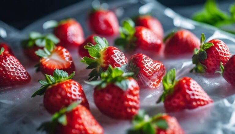 Organic Strawberry Sorbet Sous Vide