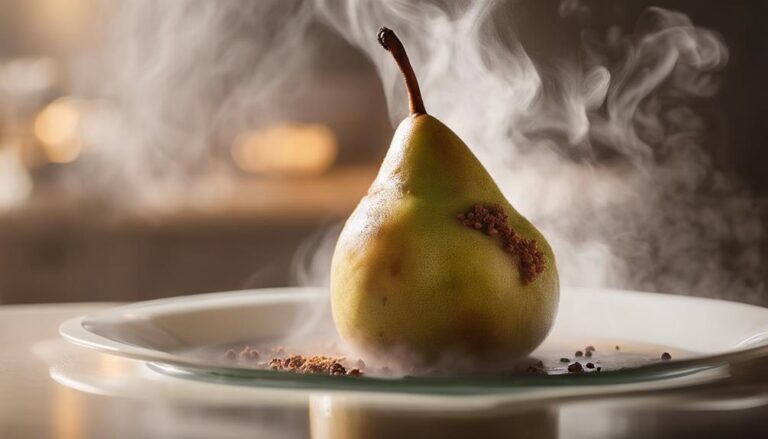 Chai-Spiced Sous Vide Poached Pears