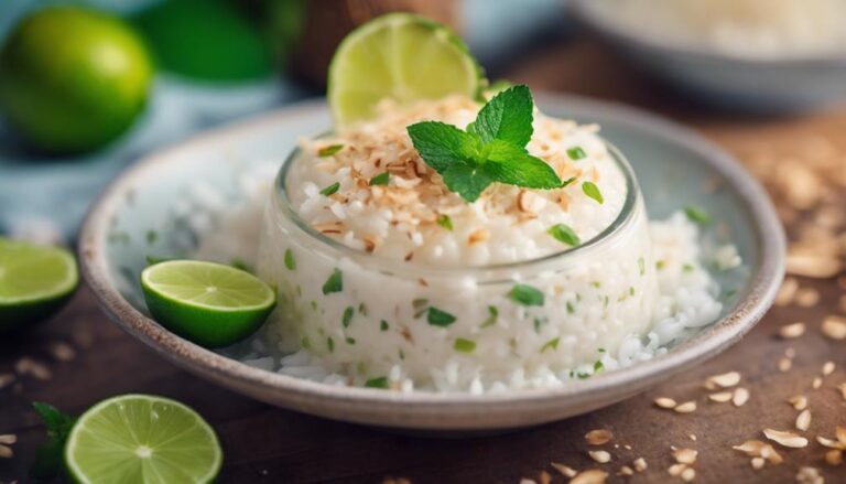 Coconut Rice Pudding With Lime