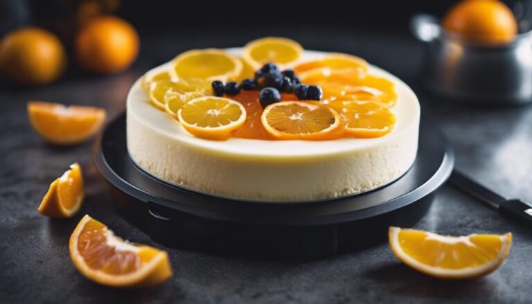 Sous Vide Citrus Infused Ricotta Cheesecake