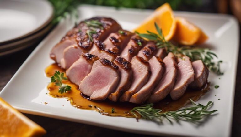 Sous Vide Orange-Ginger Duck Breast