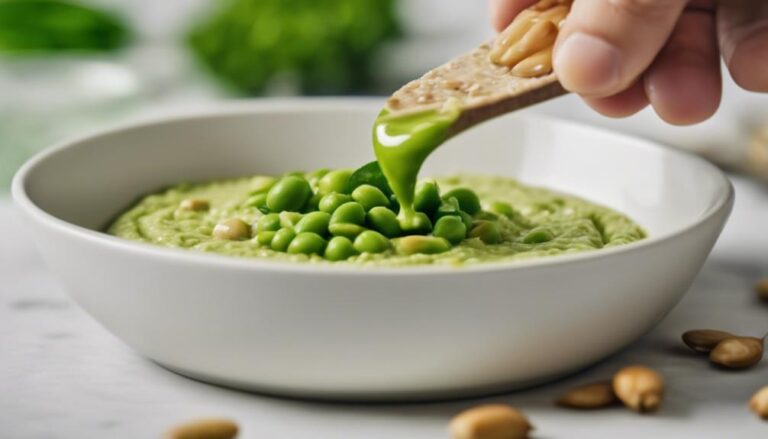 Sous Vide Edamame Hummus