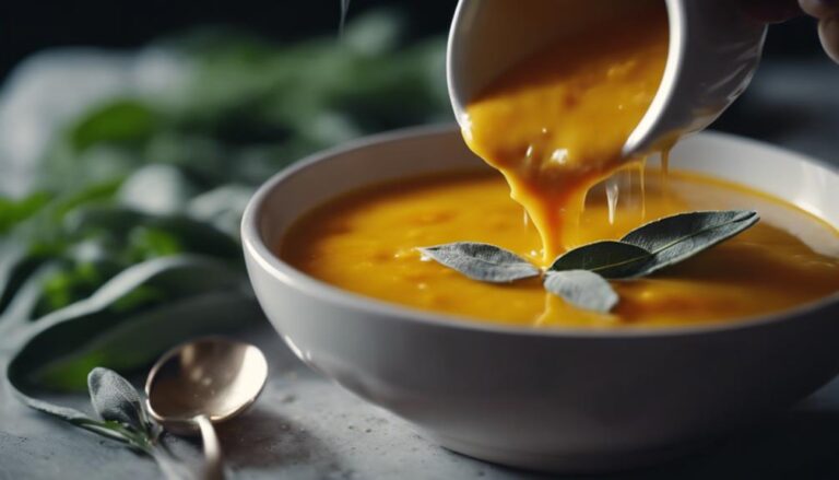 Sous Vide Butternut Squash Soup With Sage