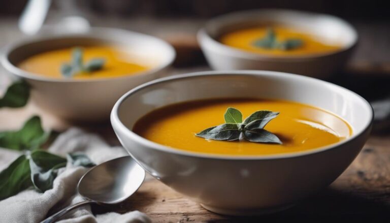 Sous Vide Pumpkin Soup With Sage