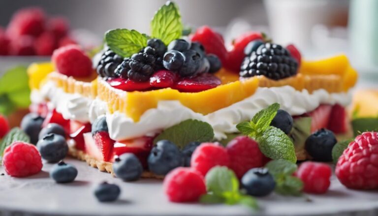 Sous Vide Celebration Fruit Tart With Organic Cream