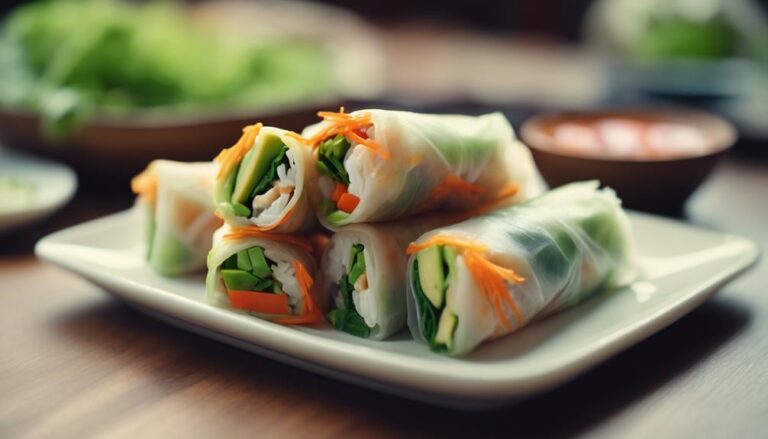 Chicken and Avocado Spring Rolls