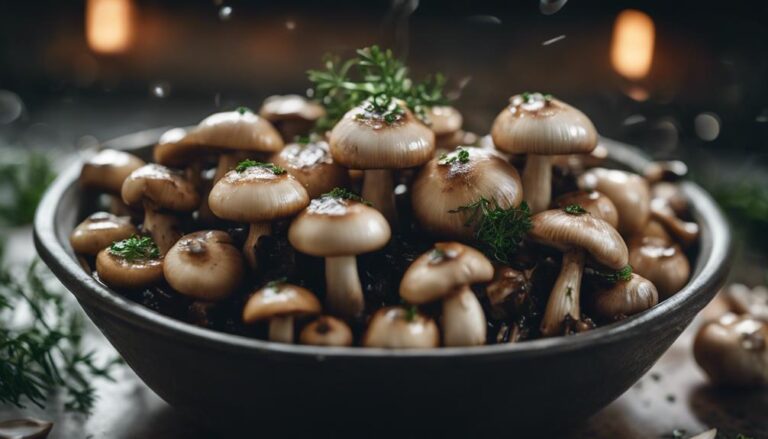 Sous Vide Garlic Mushrooms