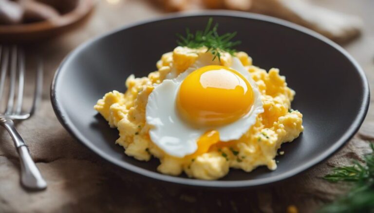 Sous Vide Scrambled Eggs With Fish Roe