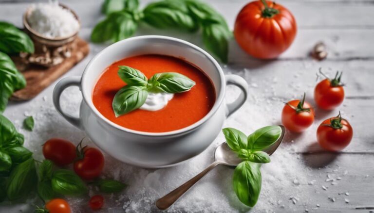 Sous Vide Tomato Basil Soup With Coconut Cream