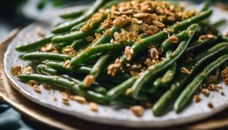 Sous Vide Crunchy Green Bean Almondine