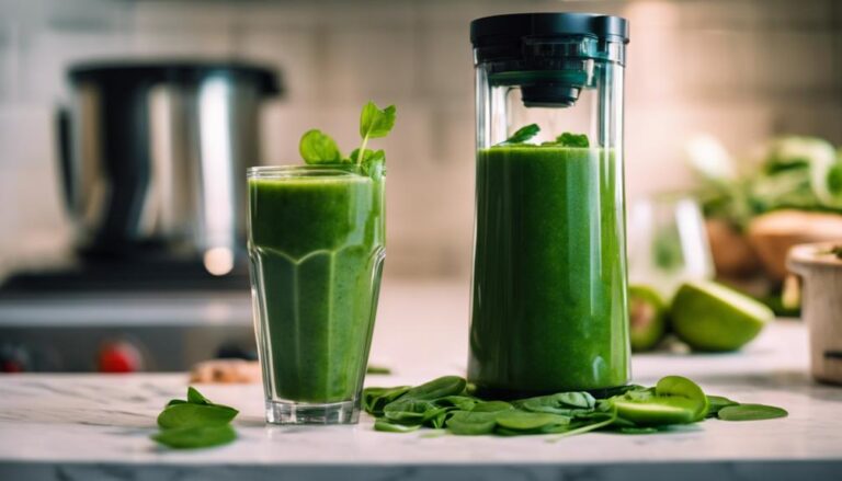 Sous Vide Green Smoothie With Spinach and Kiwi