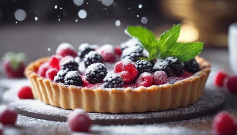 Festive Sous Vide Berry Tart With Whole Grain Crust