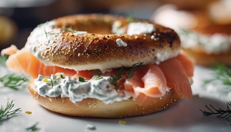 Sous Vide Smoked Salmon and Cream Cheese Bagels