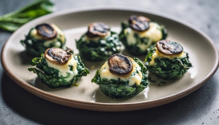 Sous Vide Spinach and Mushroom Egg Bites