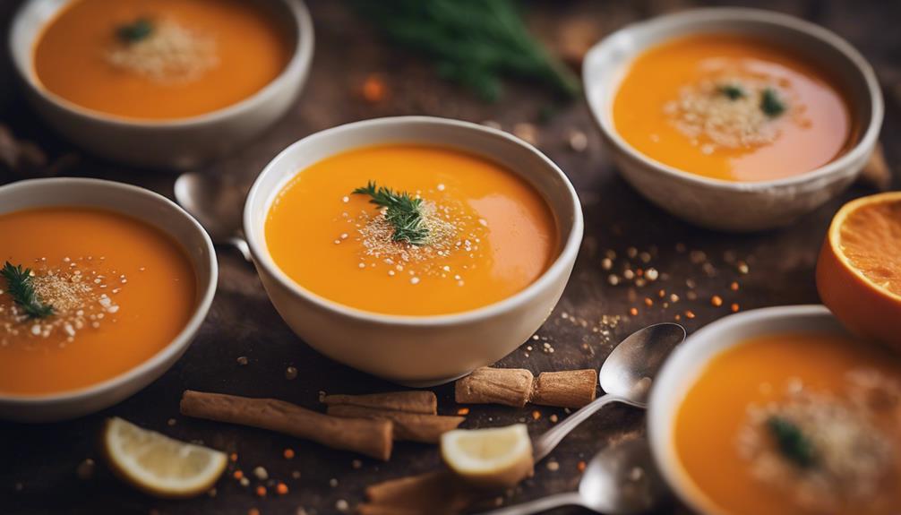 delicious homemade carrot soup