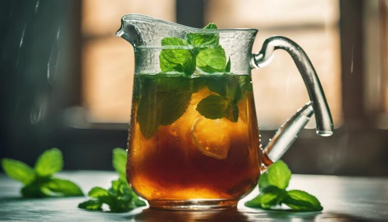 Blessed Brew Sous Vide Iced Tea With Mint