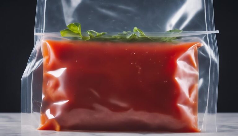 Sous Vide Tomato and Basil Soup