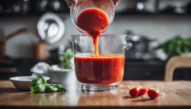 Sous Vide Tomato and Basil Soup